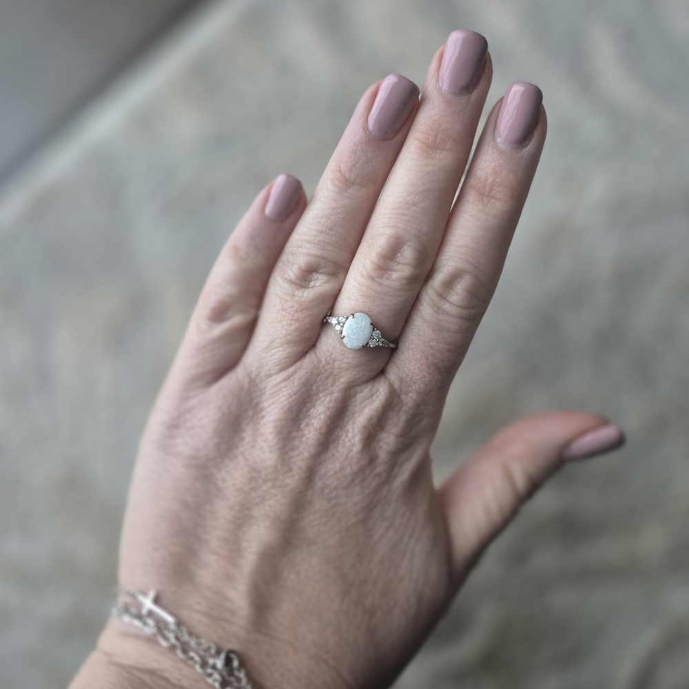 Chic Silver Heart Ring